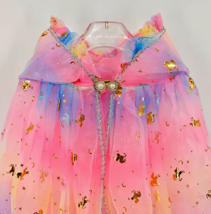 Capa de Princesa Estampada Niña