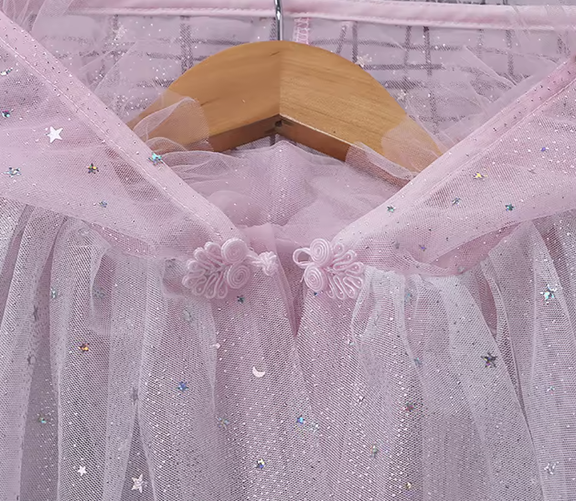 Capa de Malla Princesa Rosa