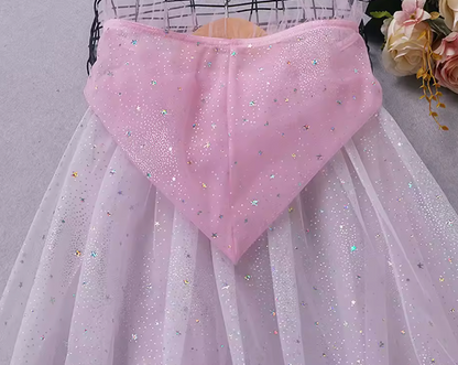 Capa de Malla Princesa Rosa
