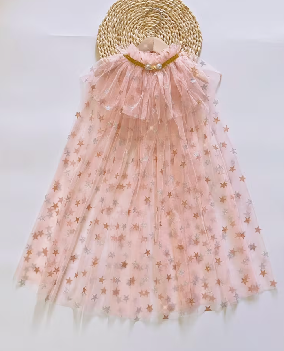 Capa de Princesa Hada Estrellas