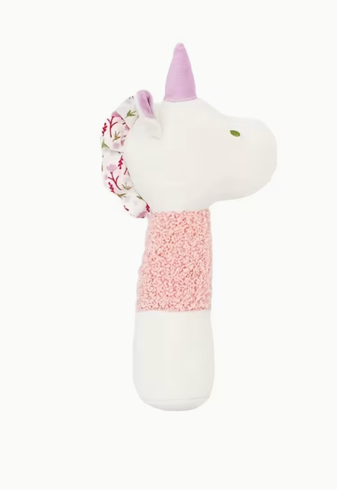 Sonajero de Peluche Unicornio Bebé