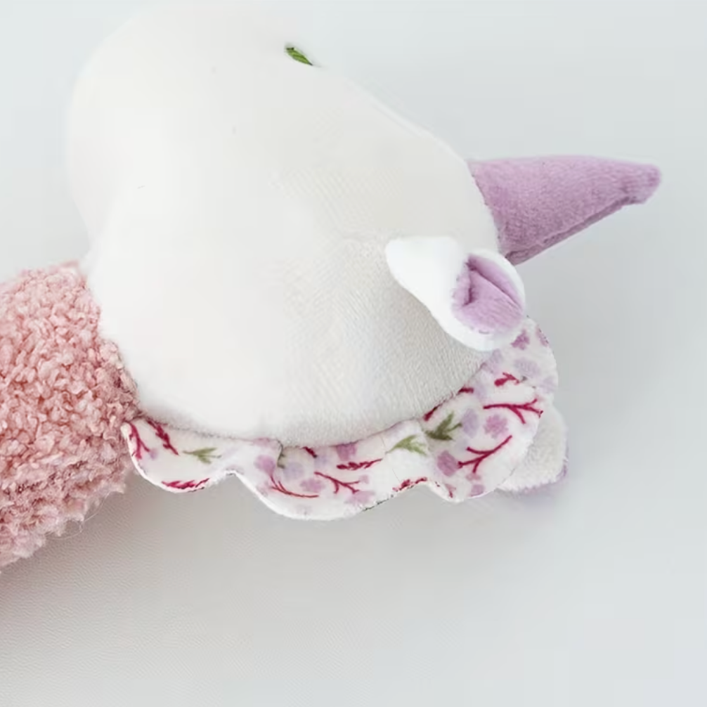 Sonajero de Peluche Unicornio Bebé