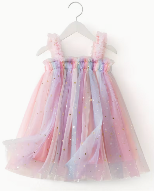 Vestido  Dulce Estrellitas Rosa