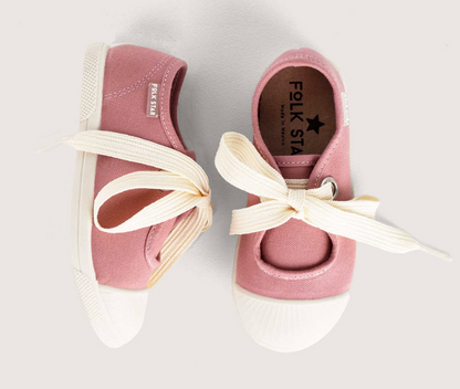 Tenis Agujeta Rosa Niña
