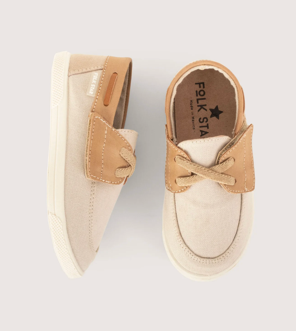 Mocasín Beige Boat Arenilla