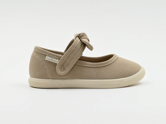 Flats Moño Beige Bow Camel