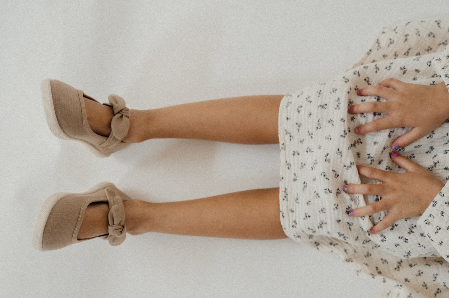 Flats Moño Beige Bow Camel