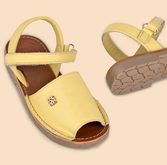 Merceditas Huarache Amarillo Pastel