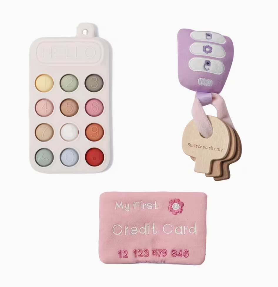 Set de Maquillaje y Llaves de Juguete