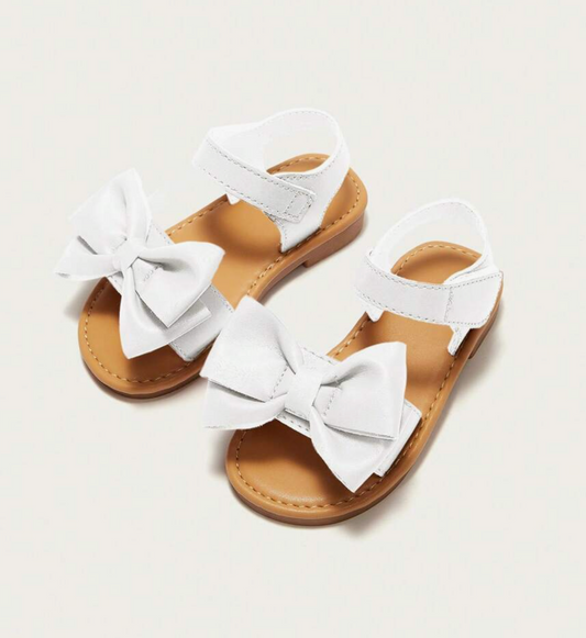 Sandalias Lazo Blancas Niña
