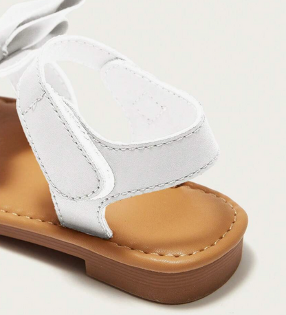 Sandalias Lazo Blancas Niña