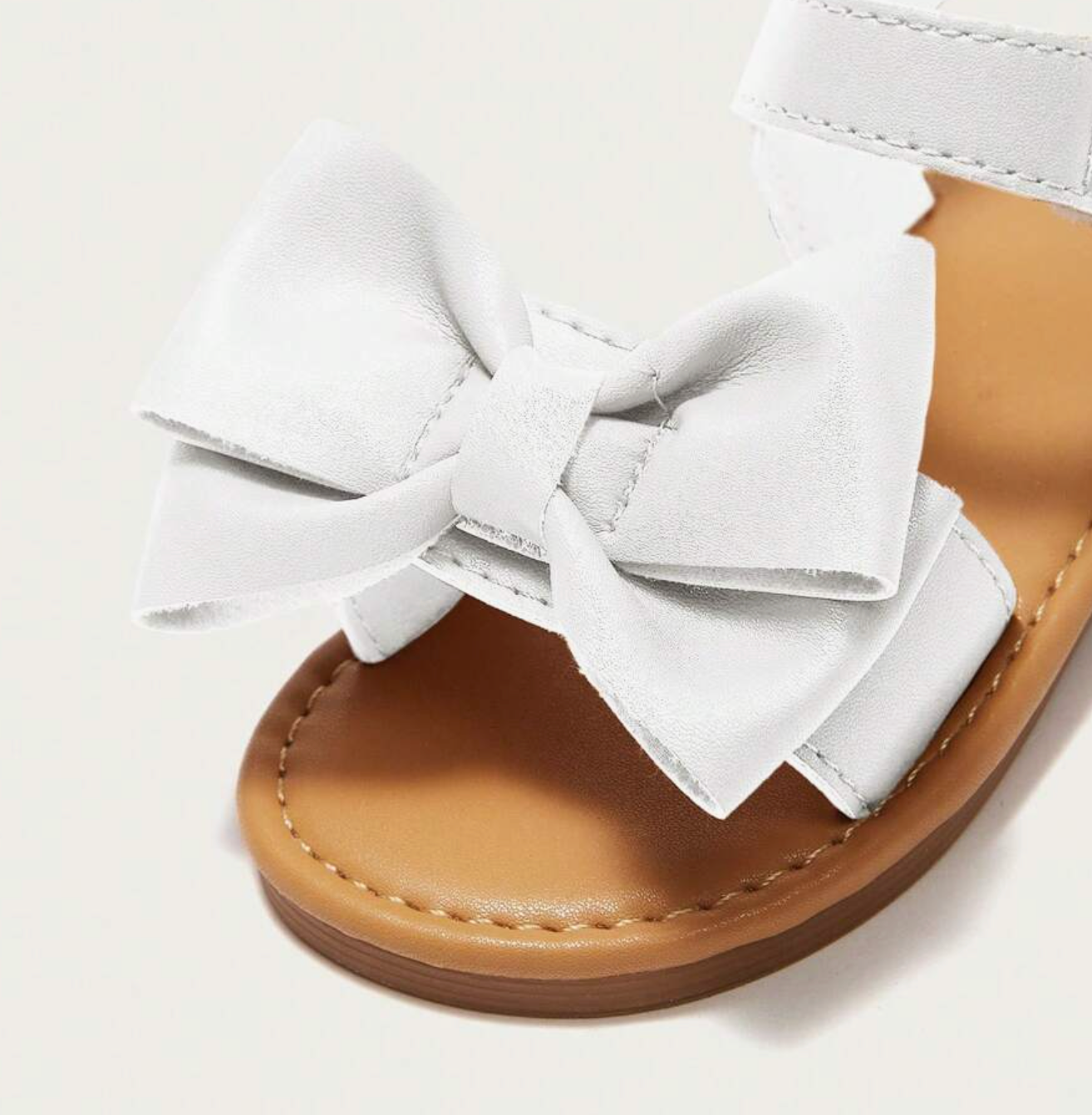 Sandalias Lazo Blancas Niña