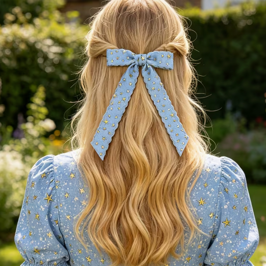 Moño Estrella Azul