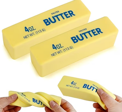 Mantequilla Squishy Brilla en la Oscuridad