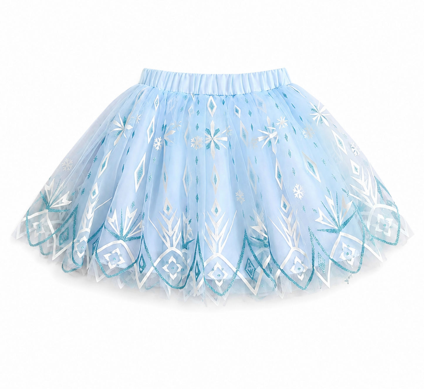 Falda de Tul Azul Hielo