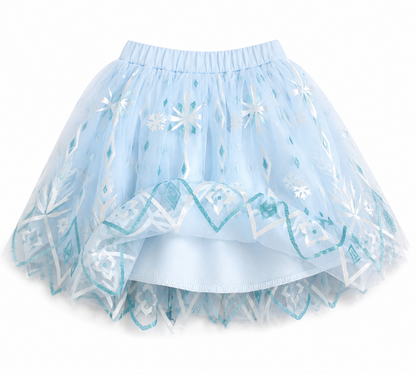 Falda de Tul Azul Hielo