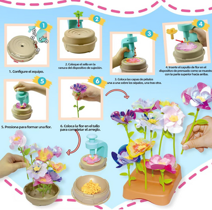 Maquina para Hcer Ramo de Flores de Tela