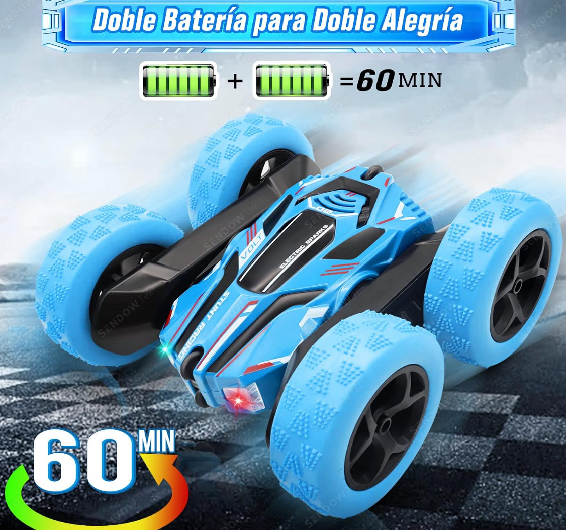 Carro de Control Remoto Acrobacias 360° Doble Cara