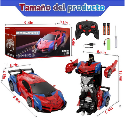 Carro Transformable de Control Remoto Araña