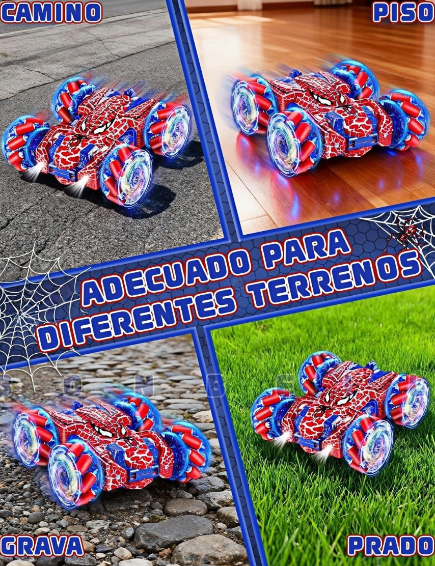 Coche Acrobático  4WD con Luces Araña
