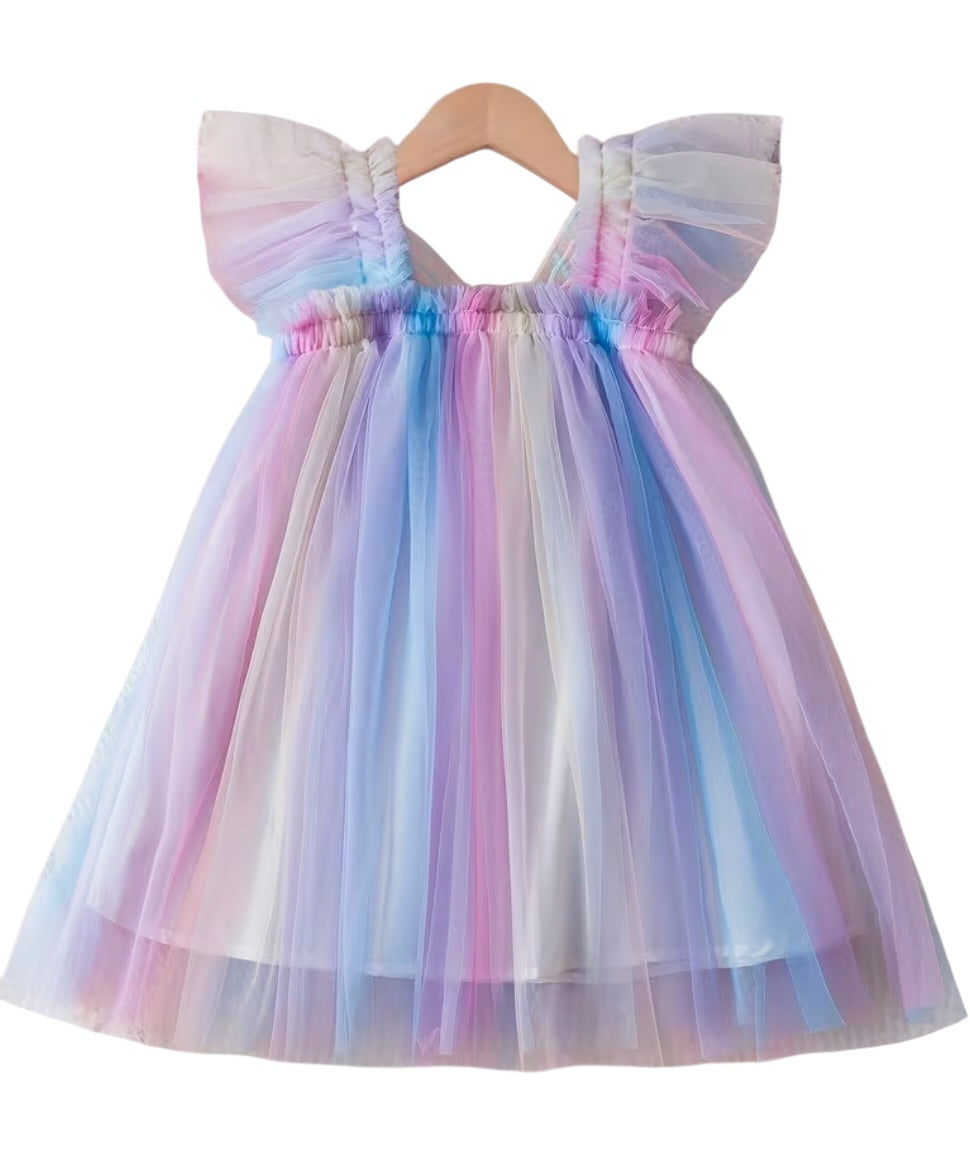 Vestido con Alas de Mariposa