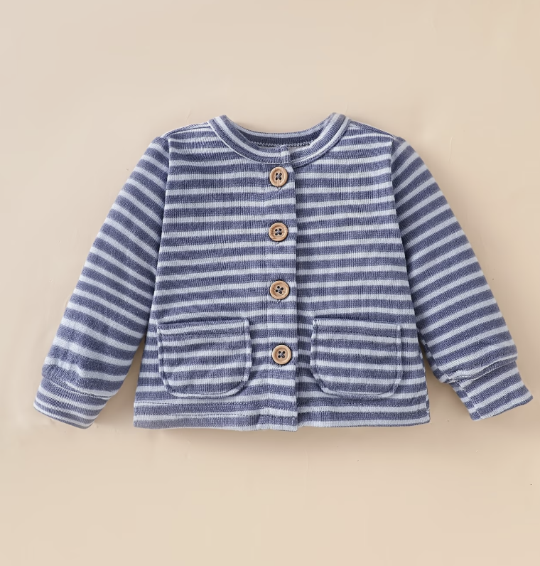 Conjunto Rayas Azul