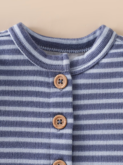 Conjunto Rayas Azul