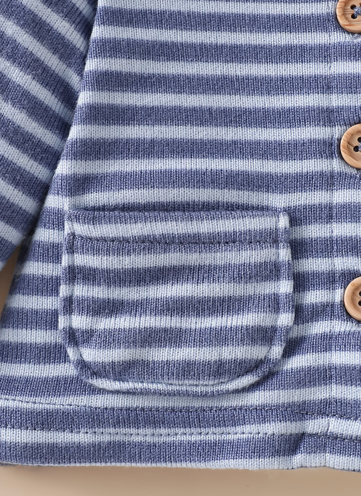 Conjunto Rayas Azul