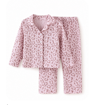 Pijama Animal Print Rosa