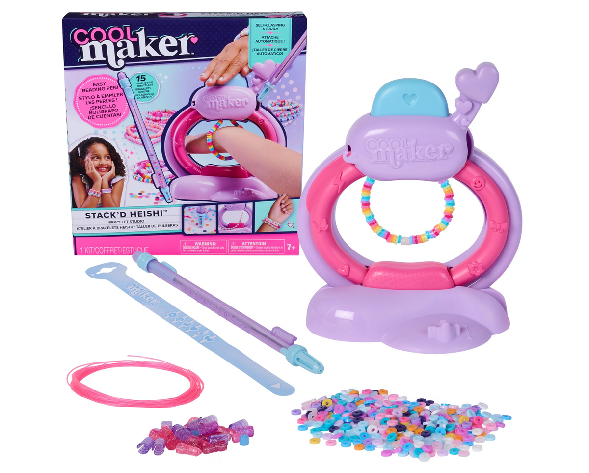 Cool Maker Taller de Pulseras Stack'd Heishi