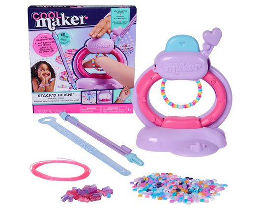 Cool Maker Taller de Pulseras Stack'd Heishi