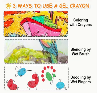 Set de Crayones Giratorios 10 Colores
