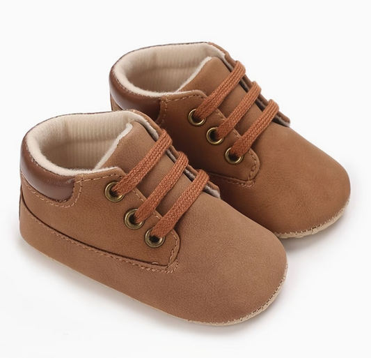 Zapatillas de Caminar para Bebé Niño - Marrón