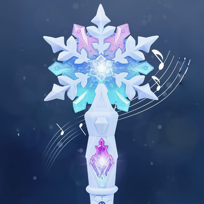 Varita Mágica de Hielo Musical con Luz Azul