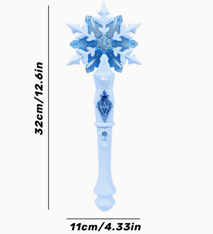 Varita Mágica de Hielo Musical con Luz Azul