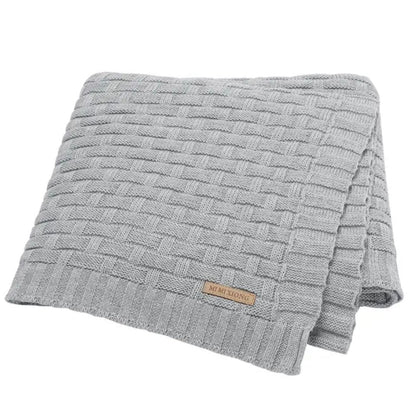 Manta de Punto Cuadros