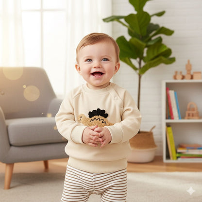 Conjunto Dino con Pantalon Rayado
