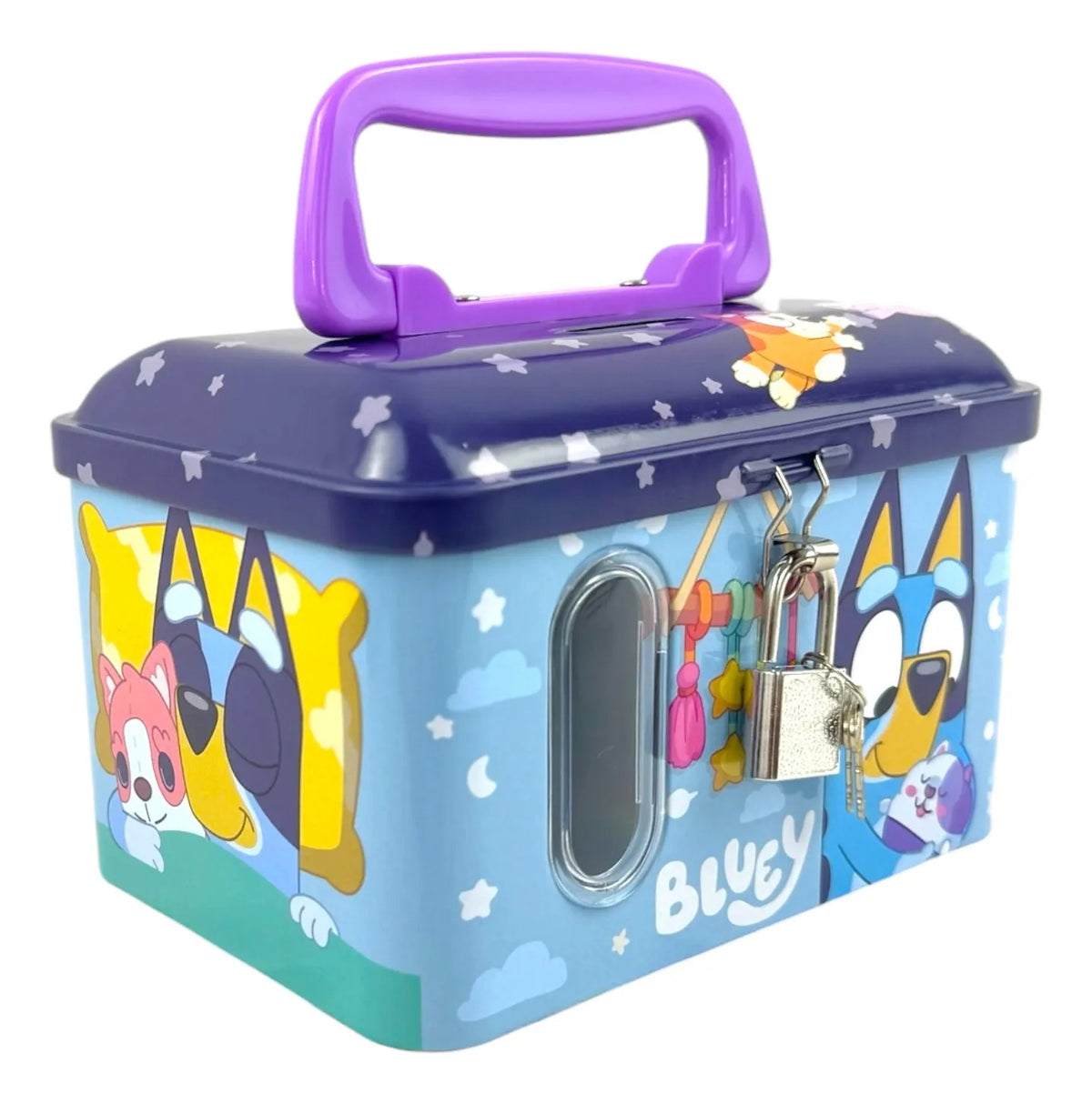 Alcancía Metálica Bluey con Candado