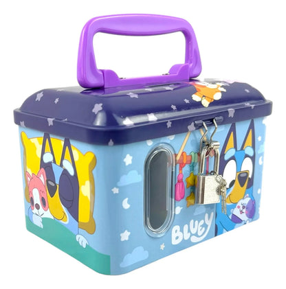 Alcancía Metálica Bluey con Candado
