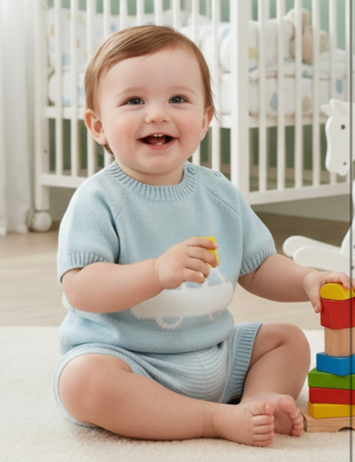 Conjunto de Bebe Carrito Bloomer
