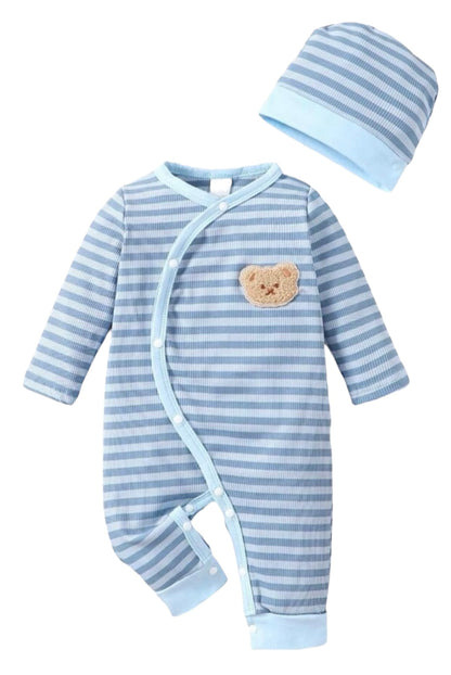 Mono Bebe Rayas Azul CHIKY NYNO