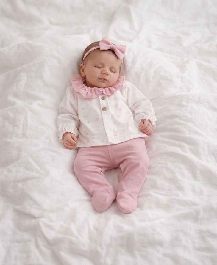Conjunto Polaina Encanto Rosa BABIDU