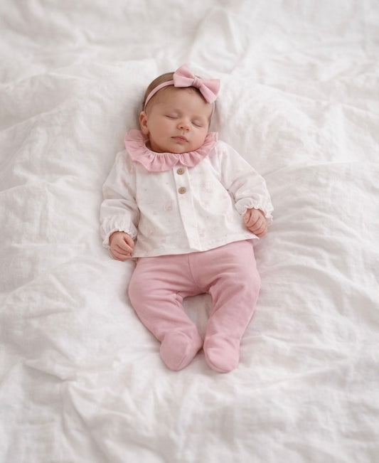 Conjunto Polaina Encanto Rosa BABIDU