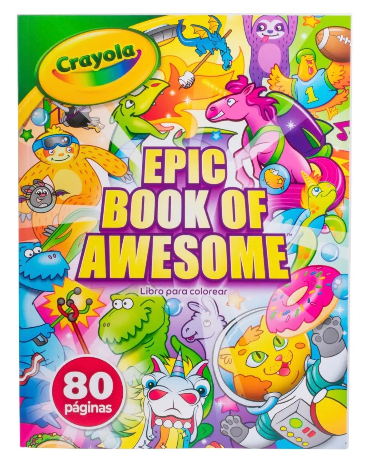 Libro para Colorear Epic Book of Awesome Crayola