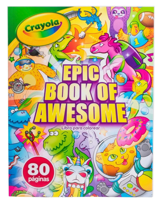 Libro para Colorear Epic Book of Awesome Crayola