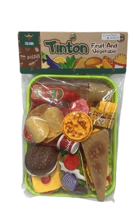 Comida Didactica De Plastico CHIKY MARKET