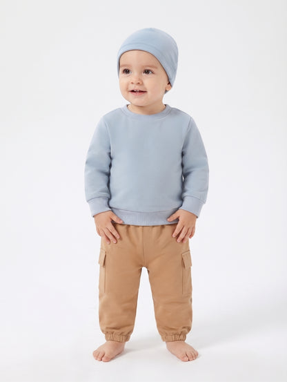 Conjunto Casual Azul Acero