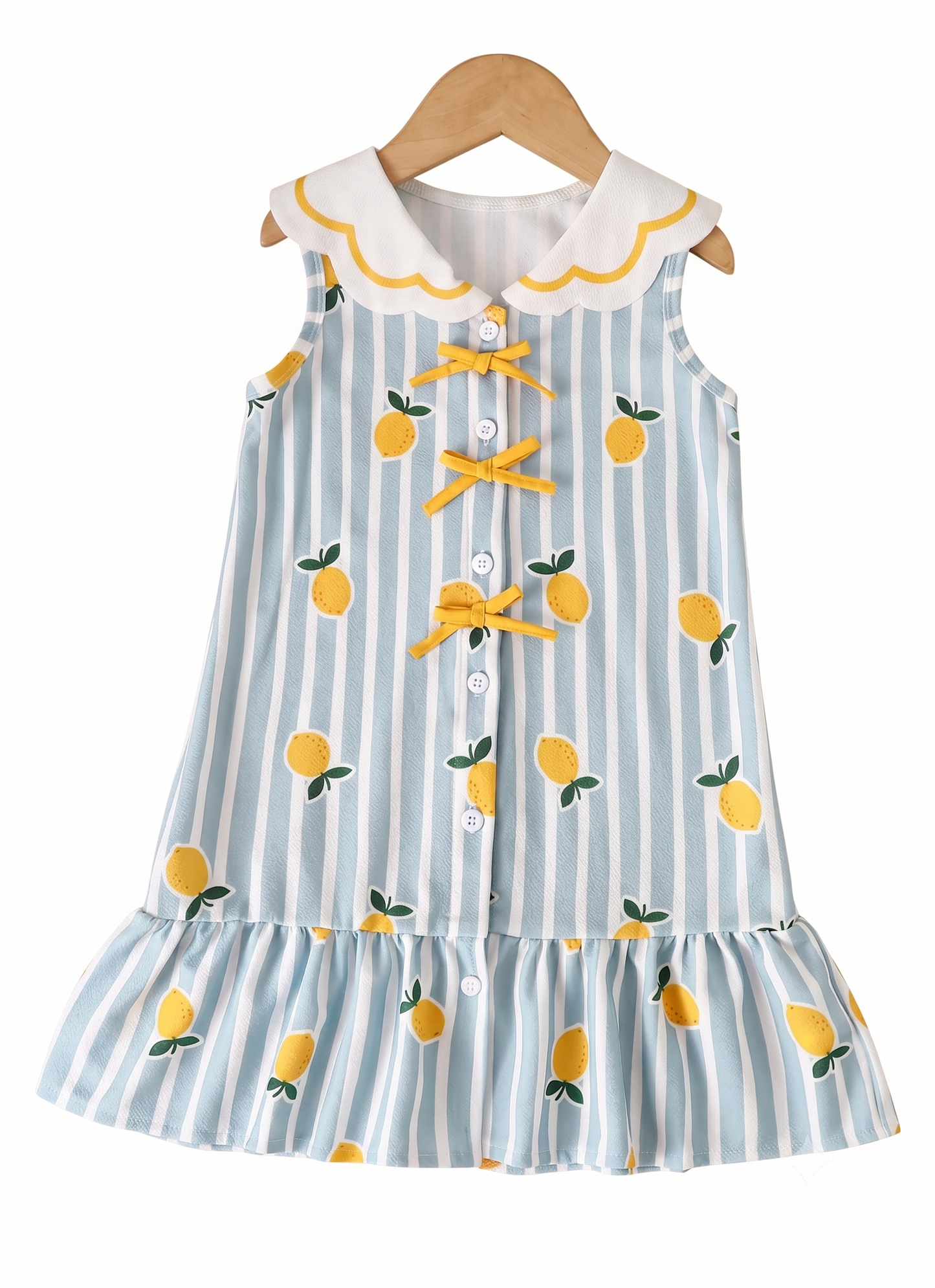 Vestido de Verano Estampado Limones