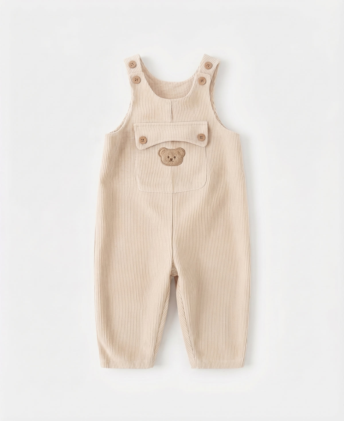 Conjunto Peto Mameluco Pana Beige