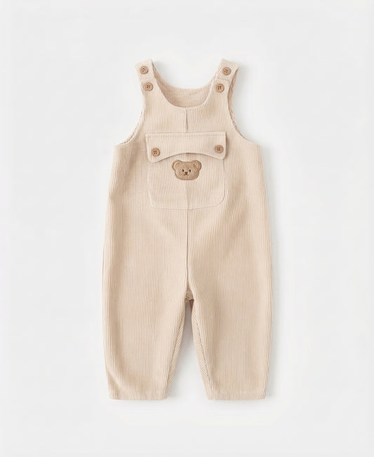 Conjunto Peto Mameluco Pana Beige